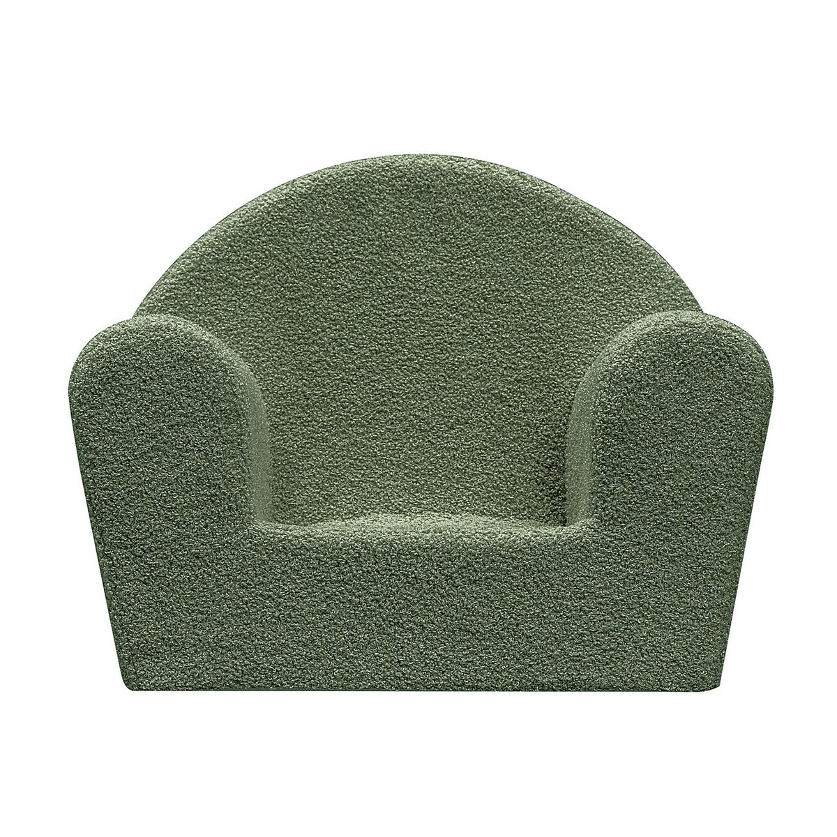 Fotelik Mati, zielony, 52 x 34 x 41,5 cm, Boucle