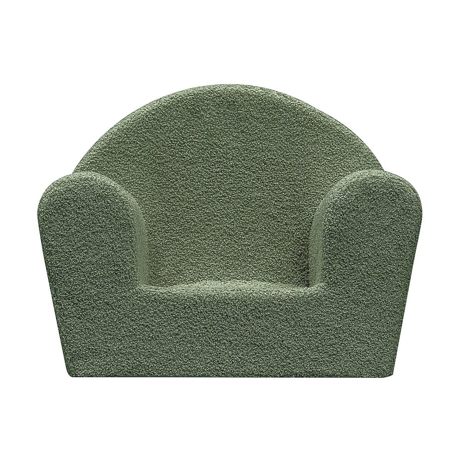 Fotelik Mati, zielony, 52 x 34 x 41,5 cm, Boucle