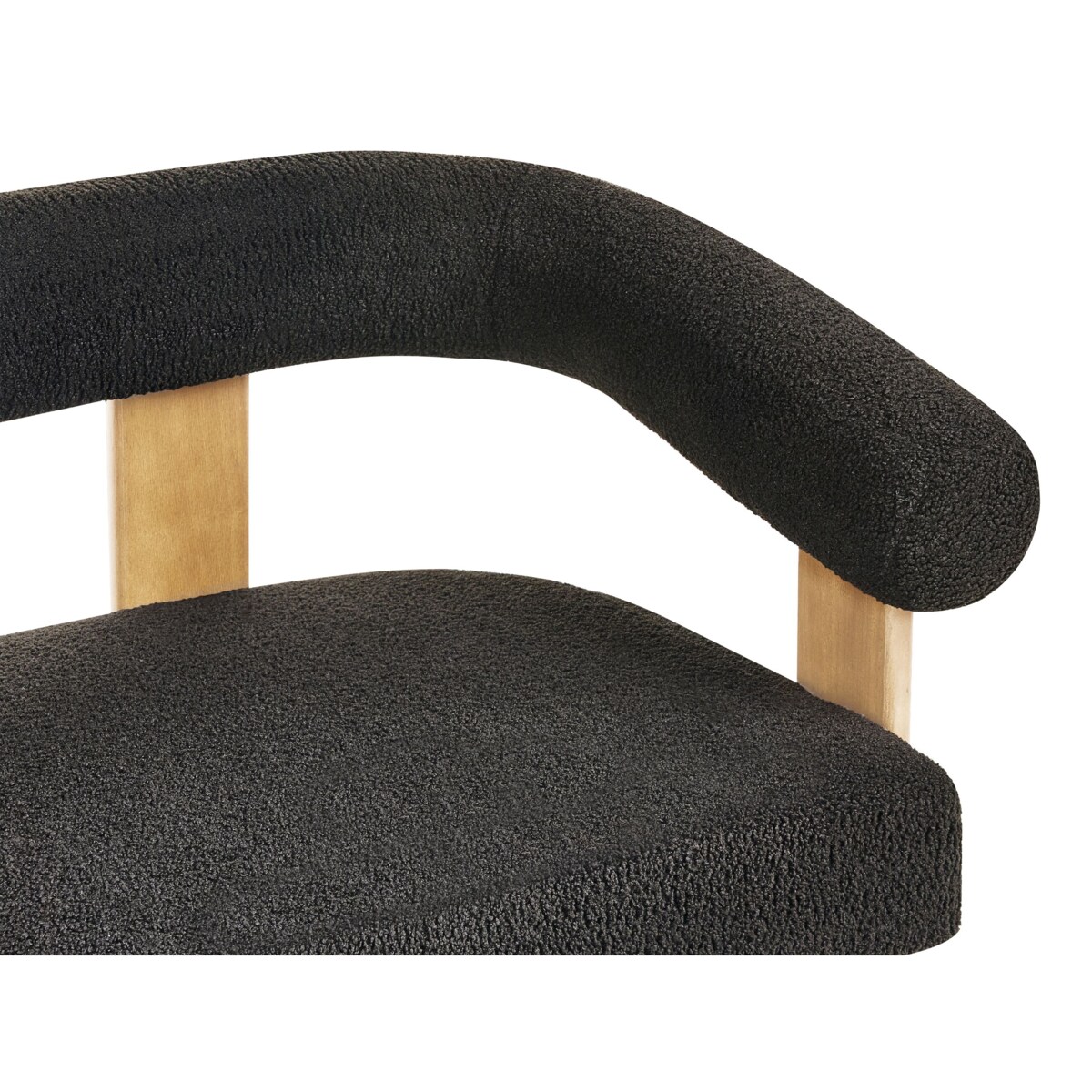 Sofa ILBRO Boucle Czarny dla 2 osób