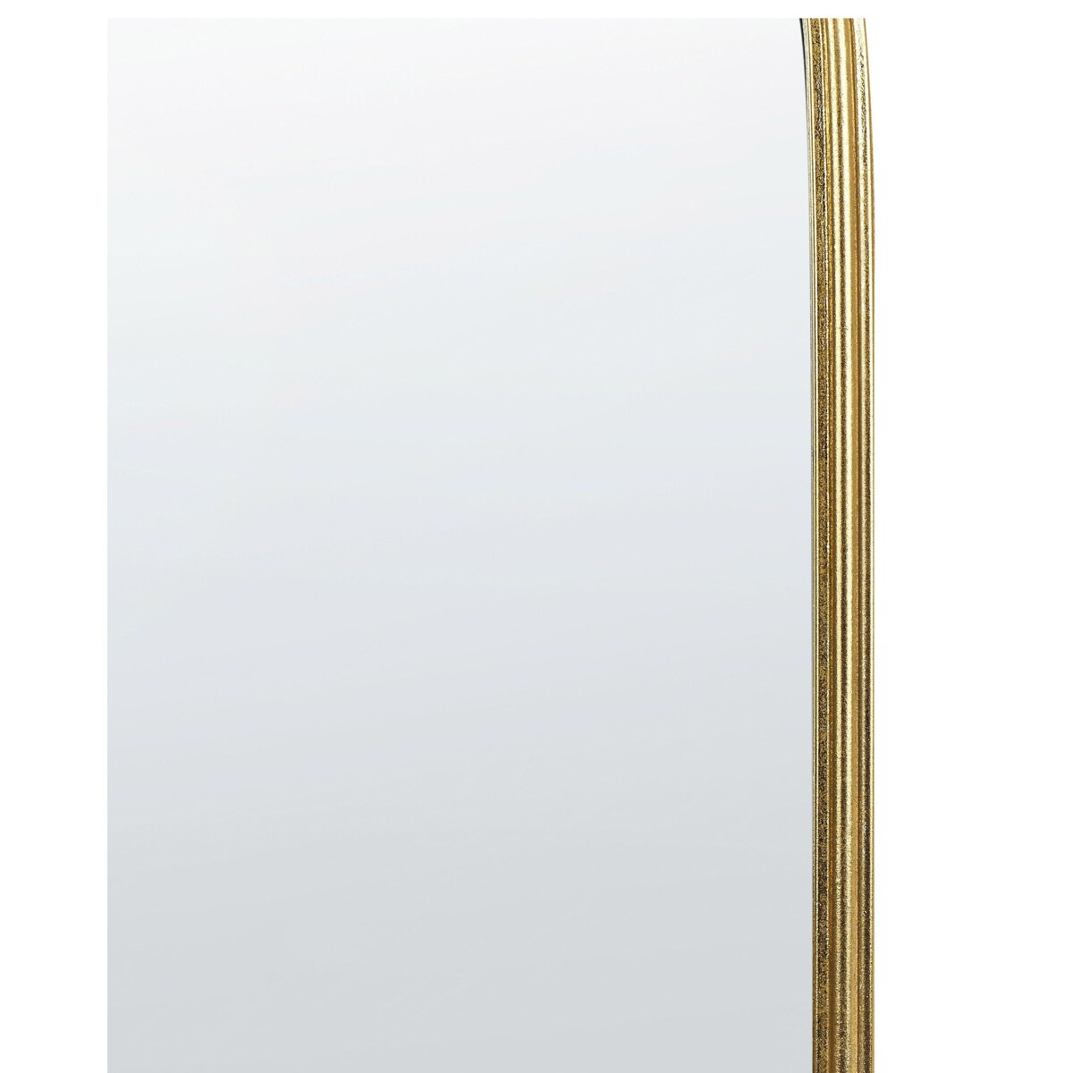 Metalowe lustro ścienne 54 x 100 cm złote ACONCHI