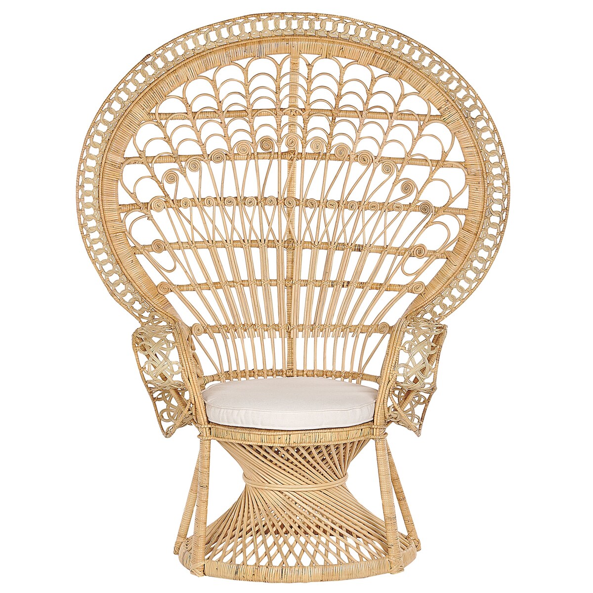 Fotel paw EMMANUELLE Rattan Naturalny