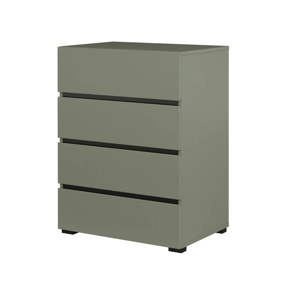 Komoda CROSS 4S 60cm zielona/czarna