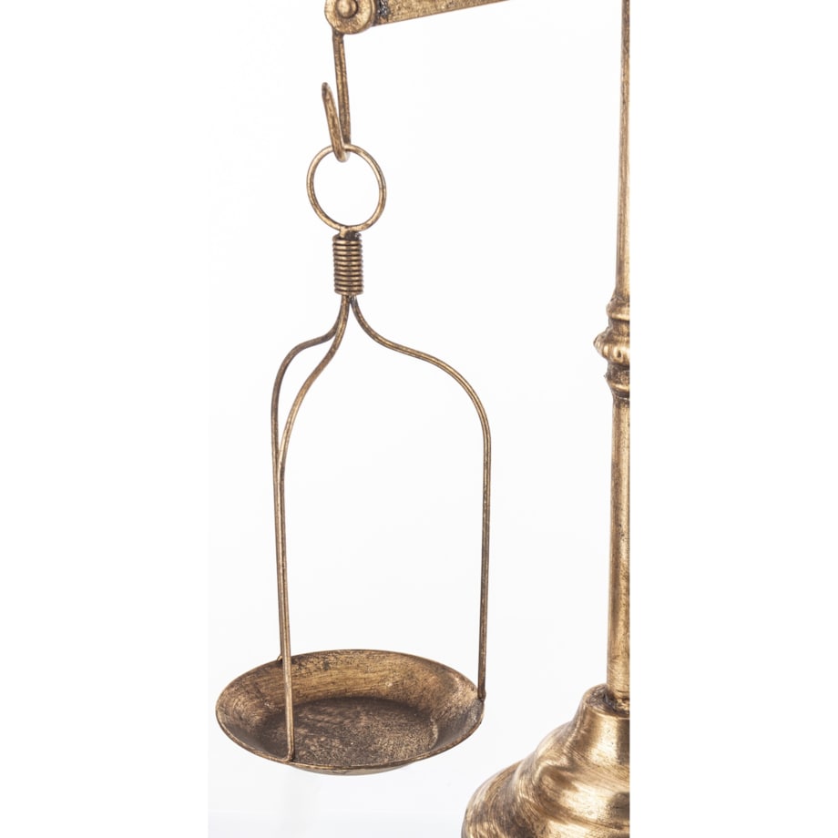Dekoracja - waga szalkowa 57x37x17 cm LIBRA złota