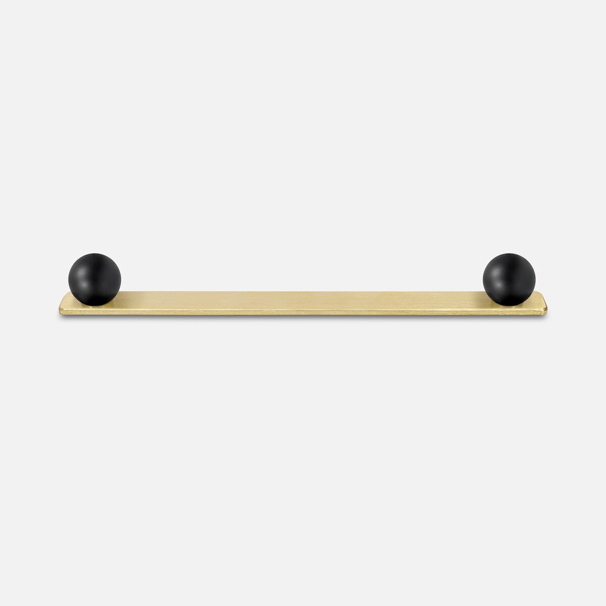 ZOE uchwyt dwupunktowy mosiężny szczotkowany