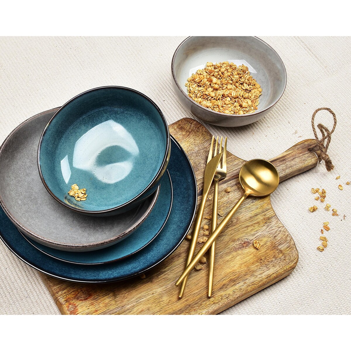 LOGAN Deska do serwowania 36x19x2.5cm BOHO