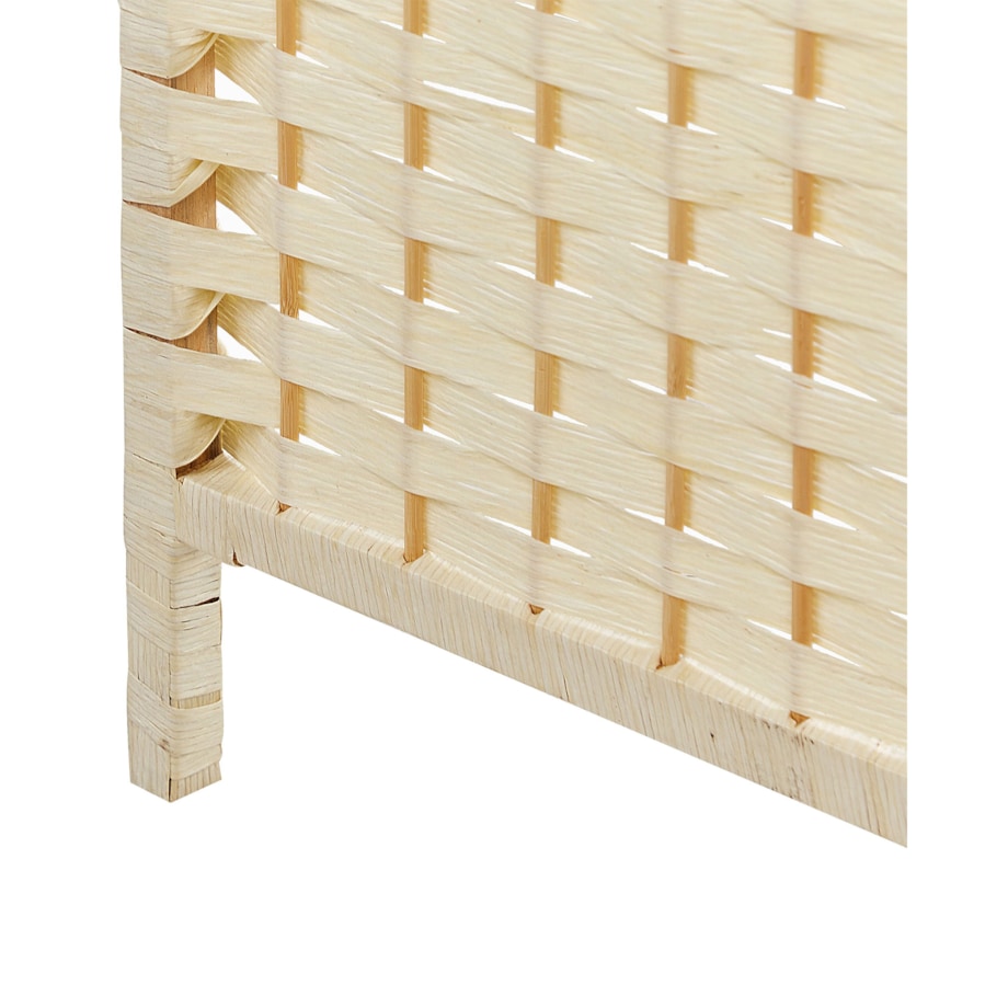 4-panelowy parawan pokojowy LAPPAGO Jasnobeżowy 163 cm 170 cm