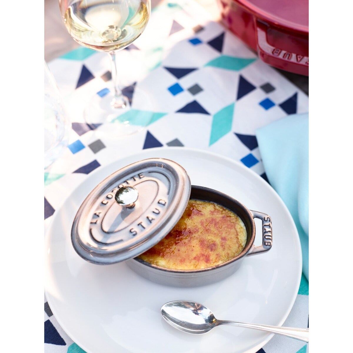 Mini garnek żeliwny owalny Staub - 250 ml, Grafitowy