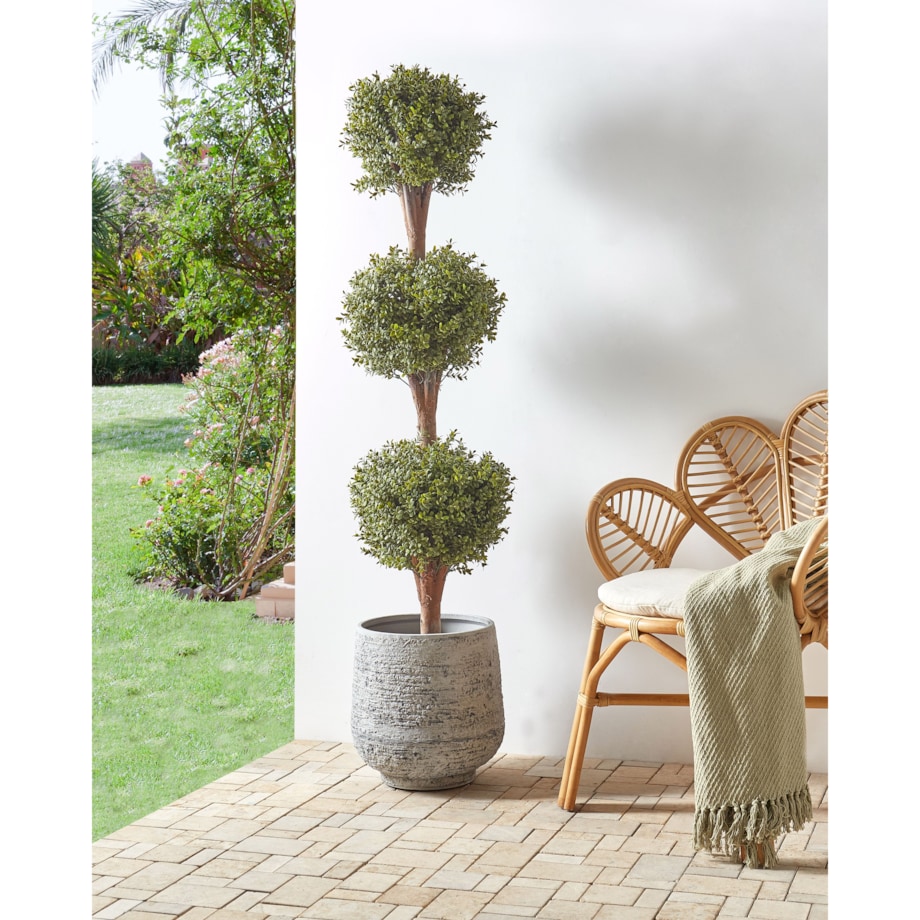 Sztuczna roślina BUXUS BALL TREE 120 cm Zielony