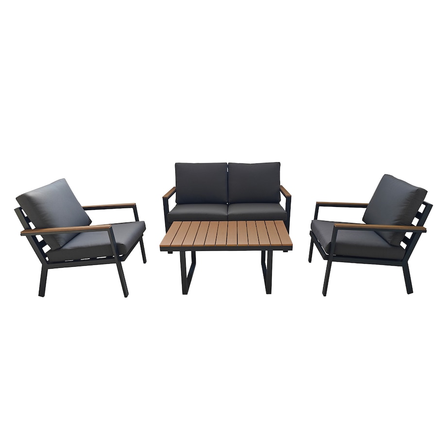 Zestaw Mebli Ogrodowych Komplet 2X Krzesło Sofa Stolik Na Taras Balkon Duży