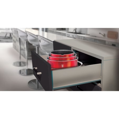 Zestaw 9 elementów garnki, patelnie, akcesoria Berlinger Haus BH-6145