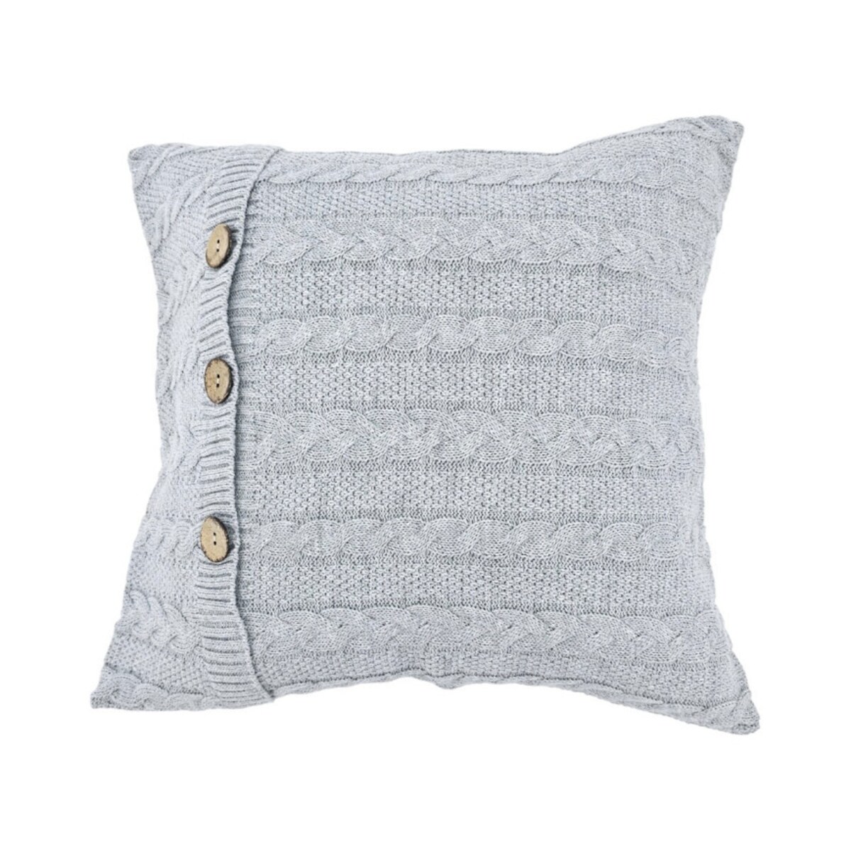 Poszewka dzianinowa bawełniana – VENEZIA POPIEL