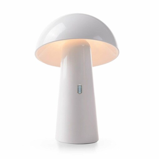 Stołowa lampka grzybek Shitake LUMSTK025BXWLNW King Home LED 5W 3000K IP44 regulacja klosza biały