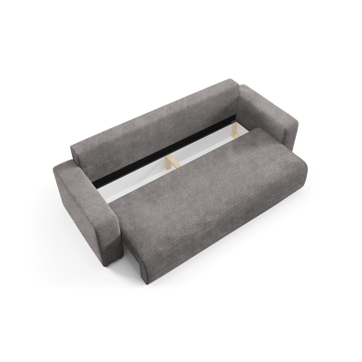 Kanapa EVORA z pojemnikiem tkanina miękki plusz Kolor: Onega 07