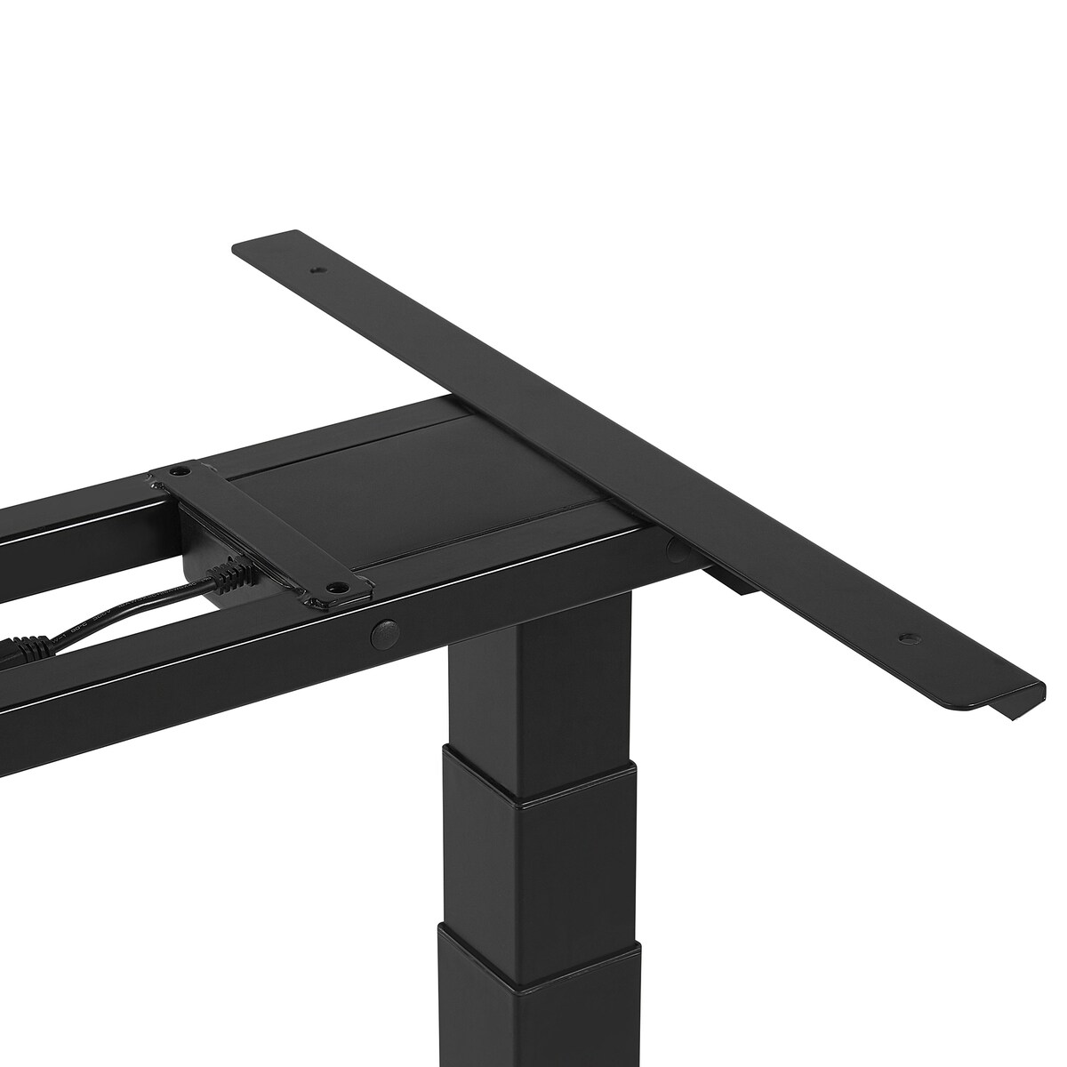 Biurko regulowane elektrycznie DESTIN II Czarny 160 cm 72 cm