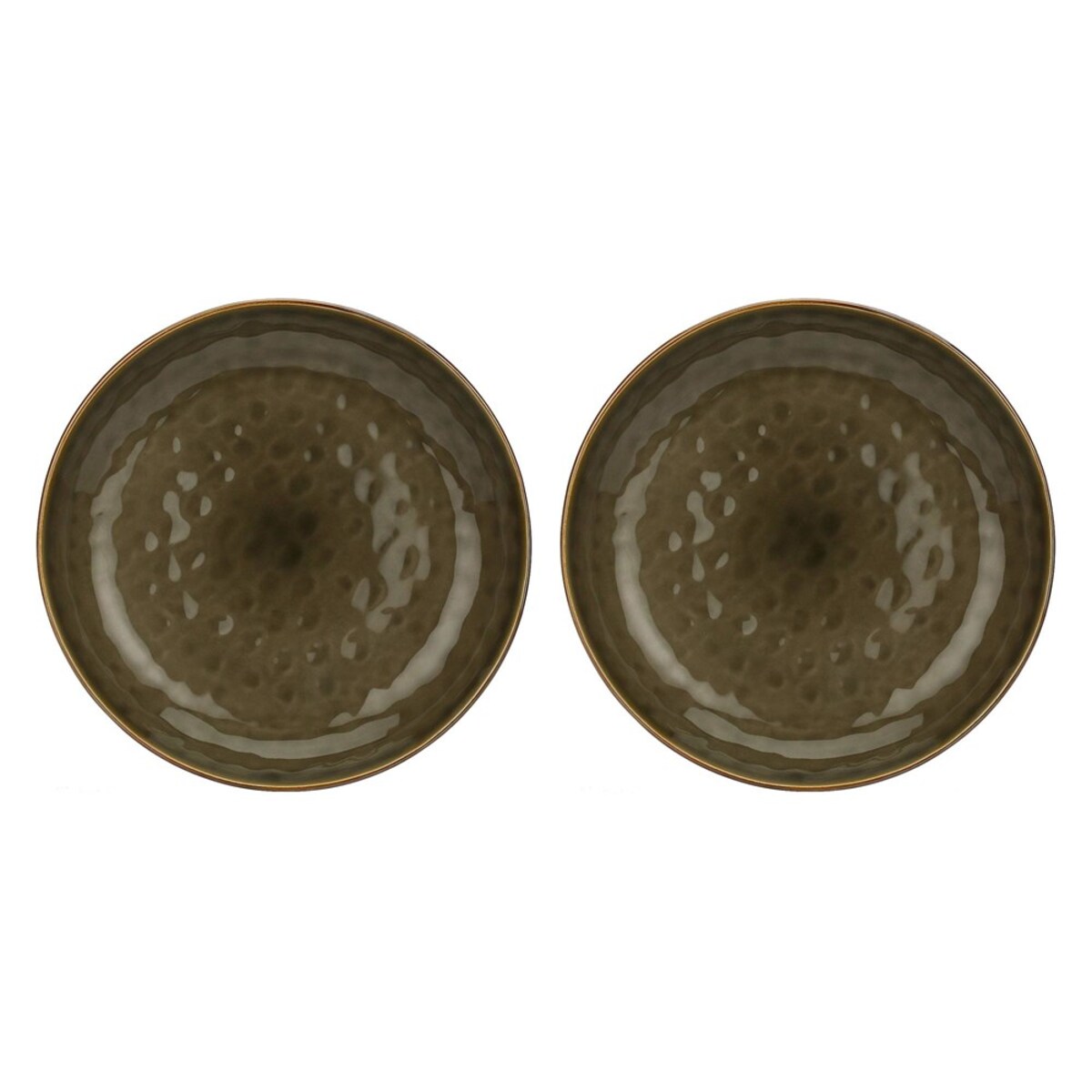Zestaw 2 misek okrągłych Concerto Grigio Tortora - Szaro-brązowy, 30 cm