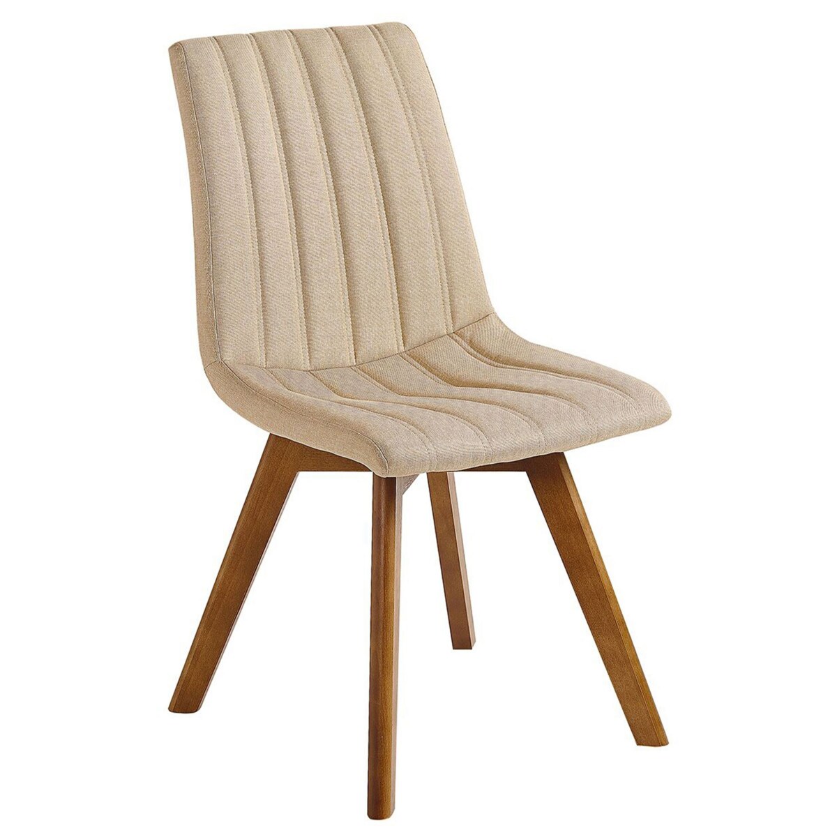 Zestaw 2 krzeseł do jadalni beżowy CALGARY