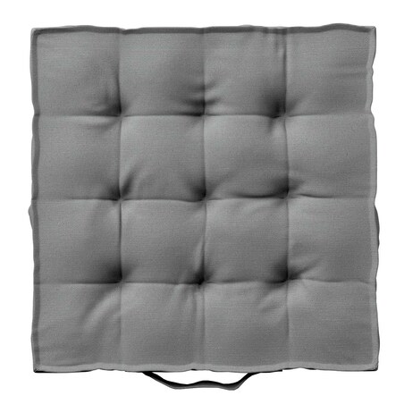 Poduszka na krzesło Kuba, szary, 50 x 50 x 10 cm, Loneta