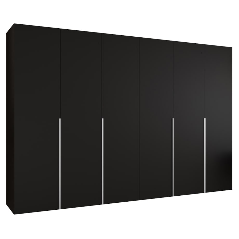 Szafa uchylna otwierana ALICANTE 1 300 wys. 202 cm Czarny + u. Kaszmir