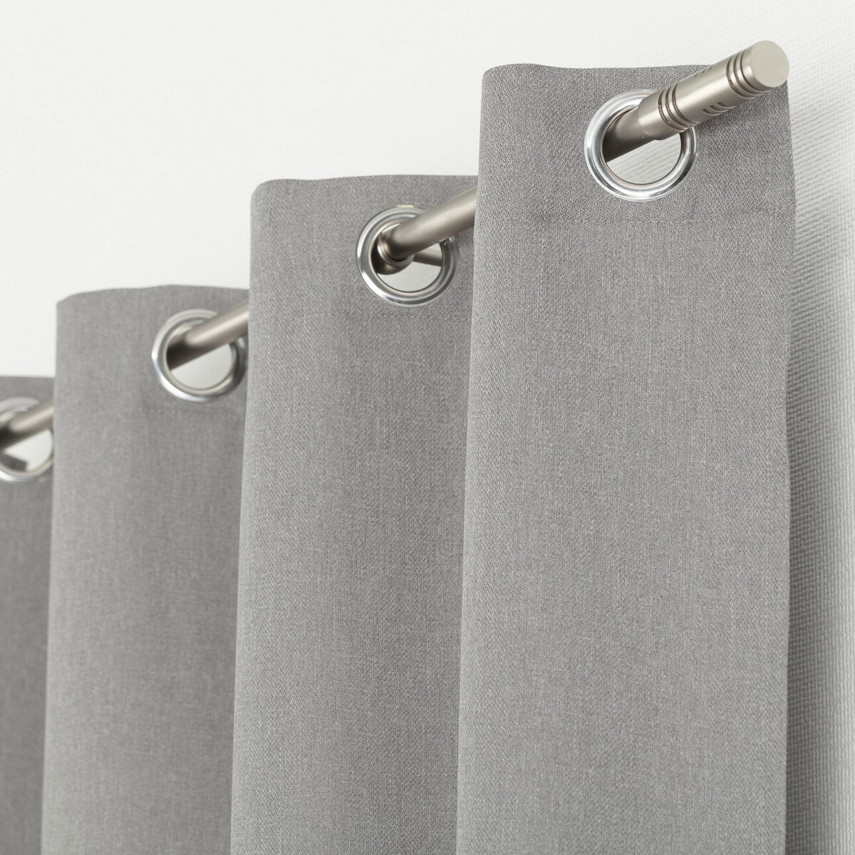 Zasłona BASIC na kółkach 140x280cm gołębi szary 1 szt. 140x280 szary