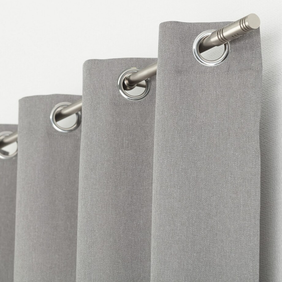 Zasłona BASIC na kółkach 140x280cm gołębi szary 1 szt. 140x280 szary