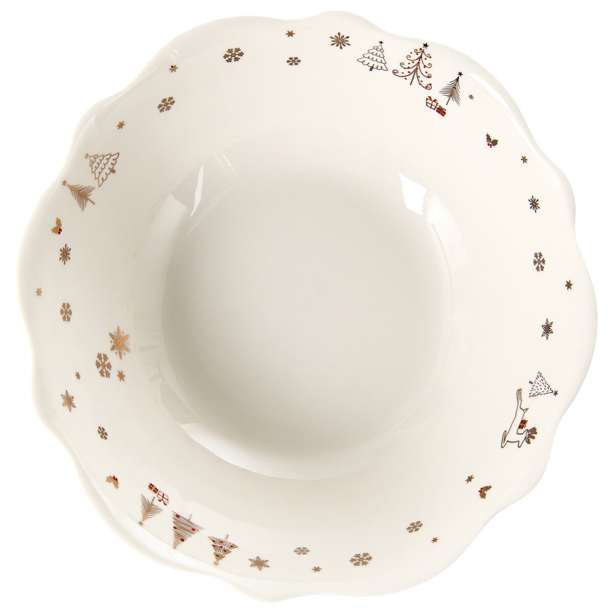 Zastawa stołowa 20-częściowa PERILLA Porcelana Biały