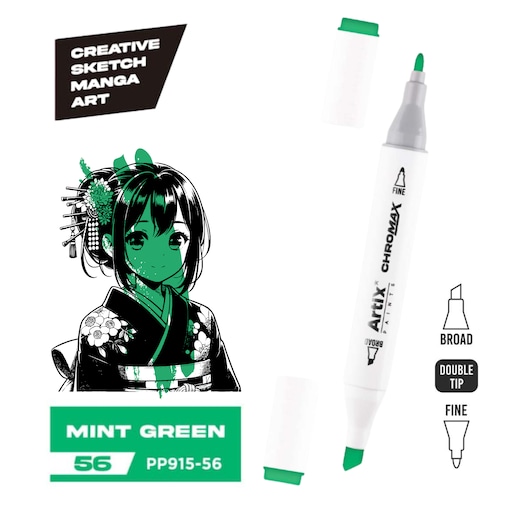 dwustronny marker kreatywny artix pp915-56 mint green