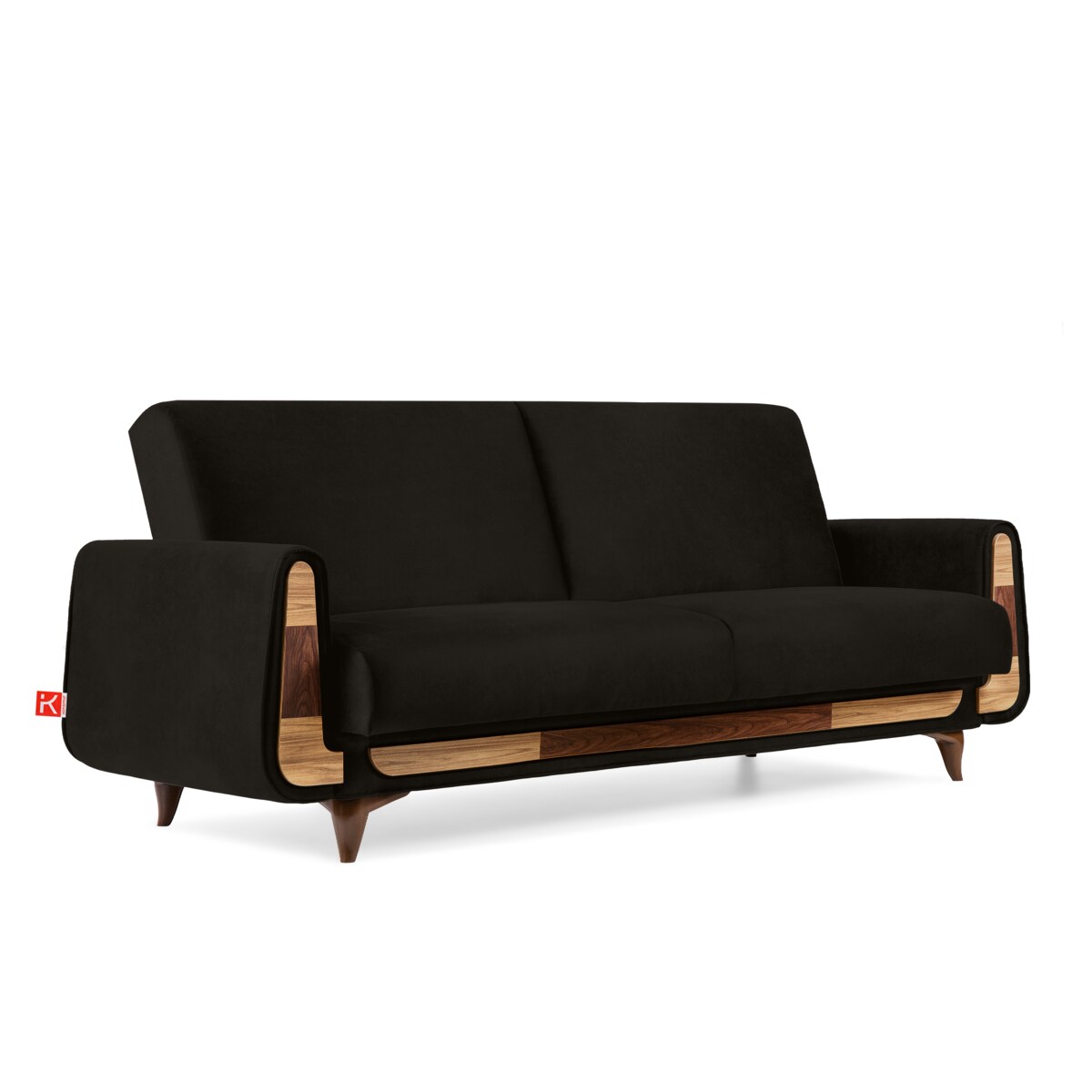 KONSIMO GUSTAVO II Sofa 3-osobowa, kolor antracyt