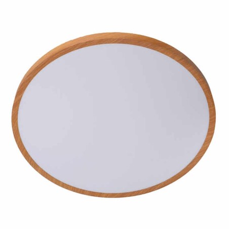 Plafon Maze ABR-PLO-OCED-40W Abruzzo LED 40W 3000-6000K drewniany biały