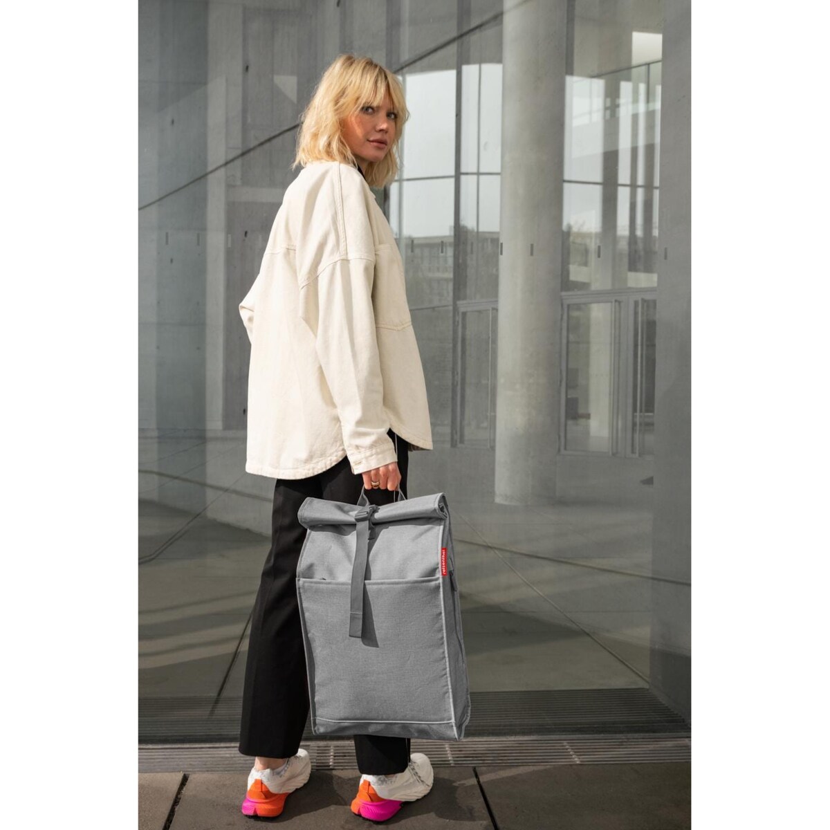 Plecak URBAN ROLLTOP, twist silver