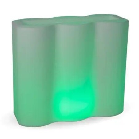 Solarna donica podświetlana Palmera LUMPA080SSNW King Home IP65 biała