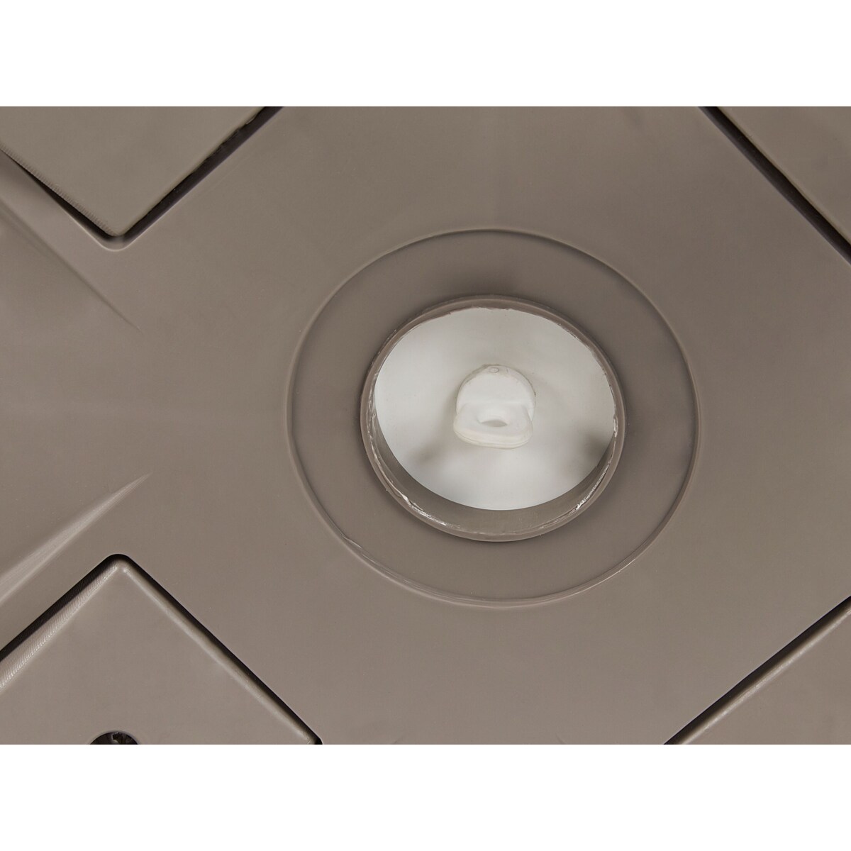 Okrągły stolik/ barek ogrodowy z funkcją chłodzenia 48 cm beżowoszary AISA