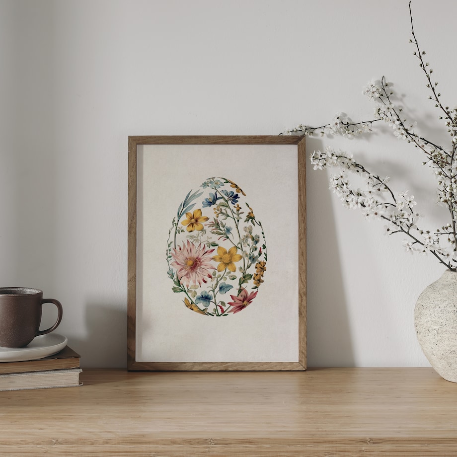 Plakat Kwiecista Pisanka #2 30x40cm