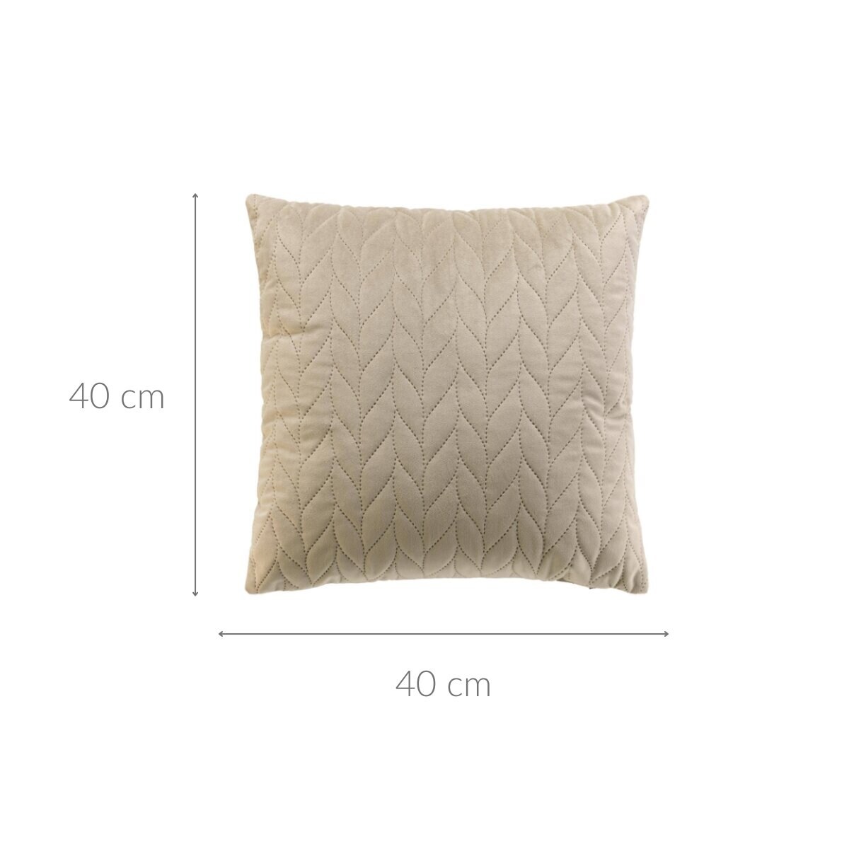 Welurowa poduszka dekoracyjna, 40 x 40 cm
