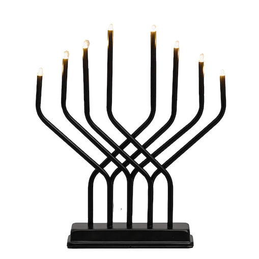 Świecznik adwentowy LED, 8 lampek, 32 x 27 cm