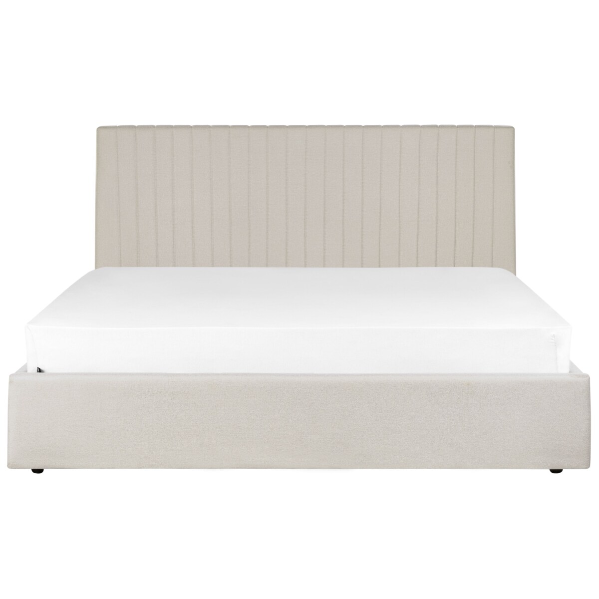 Łóżko z pojemnikiem VION 180 x 200 cm Beżowy