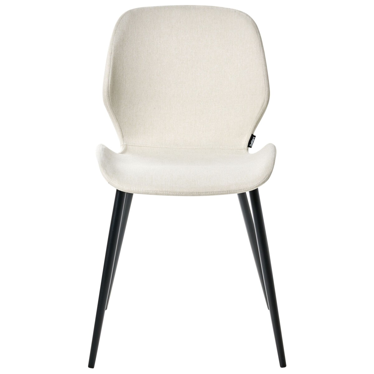 Zestaw 2 krzeseł konferencyjnych HOLLAND Jasnobeżowy