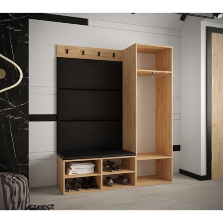 Garderoba do przedpokoju Abiks MIRO 6 craft+manila18