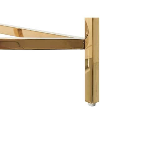 Konsola szklana efekt marmuru biało-złota ORITA