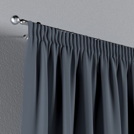 Zasłona na taśmie marszczącej 1 szt. 130x245 grafitowy szary