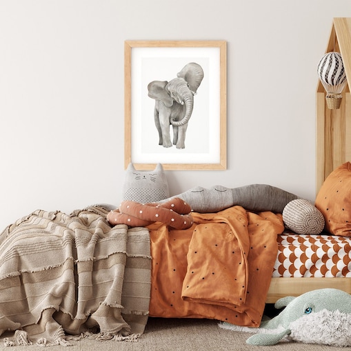 Plakat dla dzieci Słoń 30x40