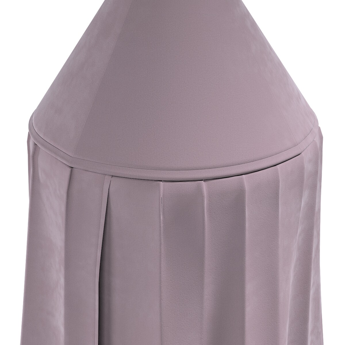 Baldachim do łóżeczka, zgaszony róż, fi 50cmx230cm, Posh Velvet