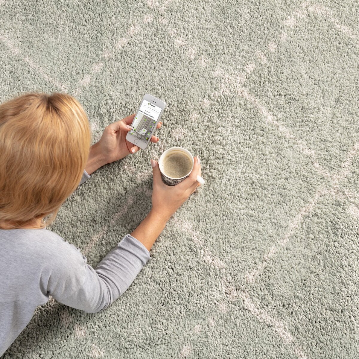 Dywan Royal Mineral Green/Cream 160x230cm, 160x230cm