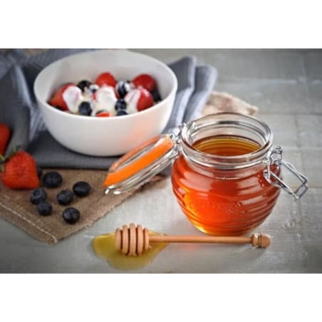 Słoik na miód z czerpakiem Clip Top, 400 ml, Kilner