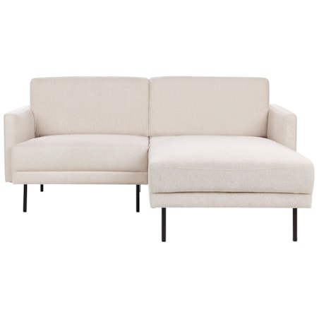 Narożnik 2-osobowy lewostronny beżowy BREDA