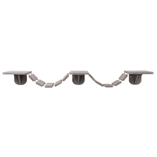 TRIXIE Ścienna drabinka dla kota, 150 x 30 cm, taupe