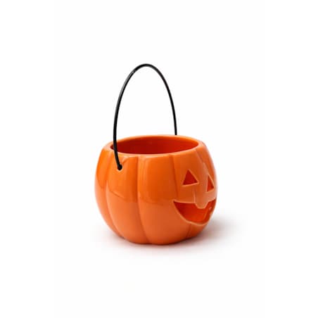 Dekoracja Halloween - ceramiczny lampion 17,5x12x12 cm AJNI