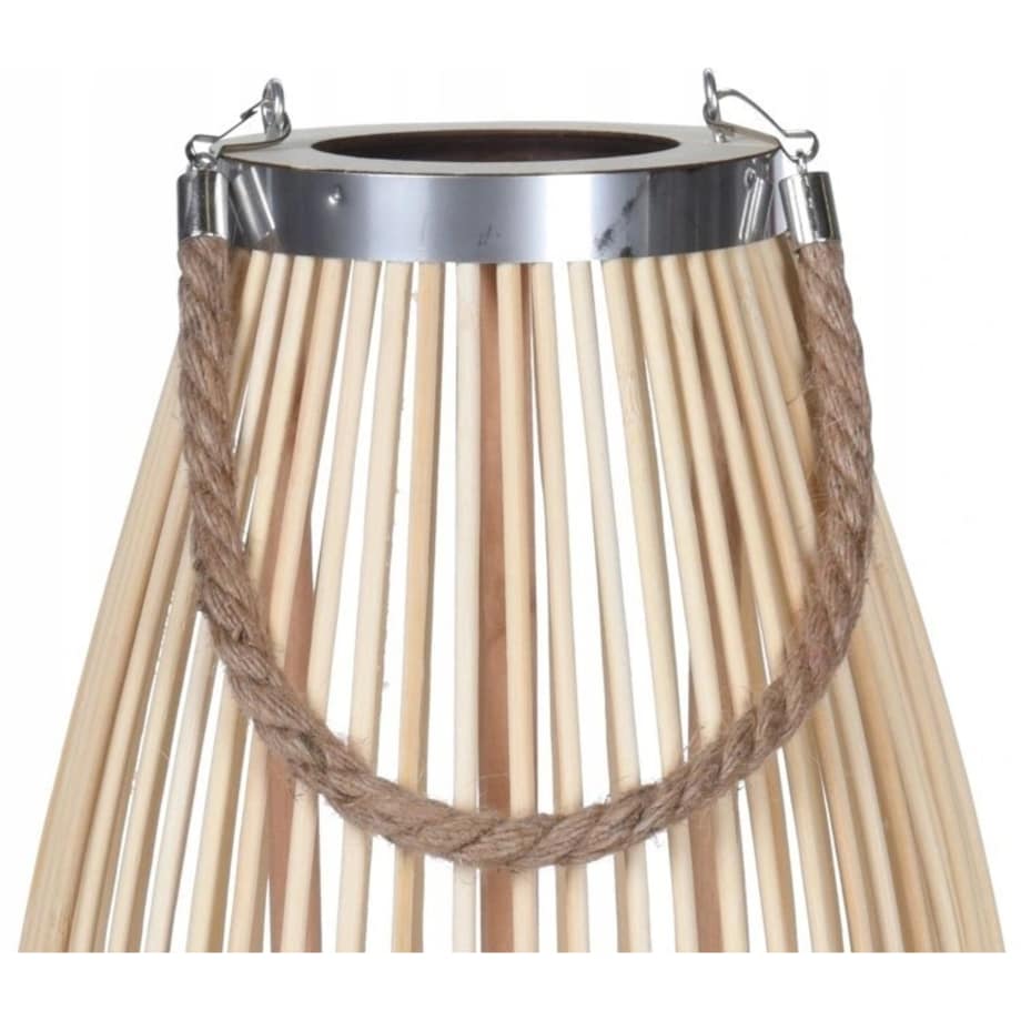 Lampion Bambusowy Rattanowy Latarnia 95 Cm