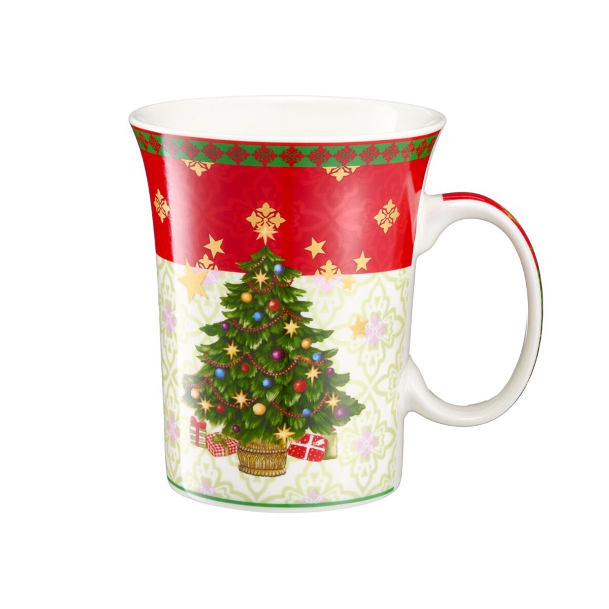 VILLA ITALIA Zestaw 2 kubków świątecznych porcelanowych SILENT NIGHT