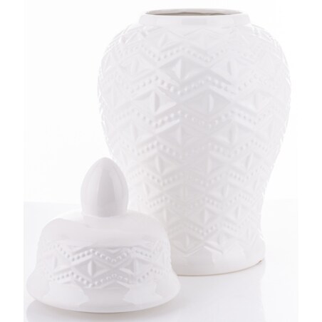 Amfora pojemnik ceramiczny White 47 cm