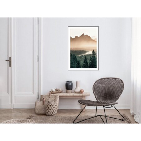 Poster Story, Plakat, Obraz - Las Sosnowy w Górach, wymiary 21 x 30 cm